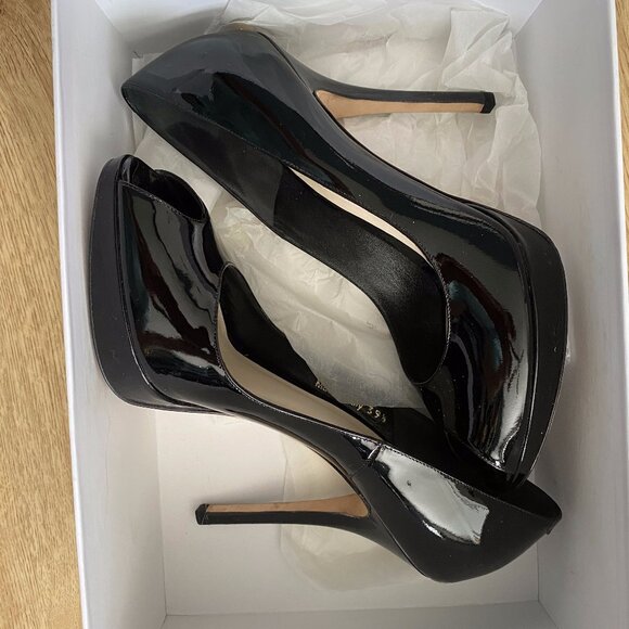 Dior Patent Black Heel Size 39.5 (9) - Picture 1 of 10